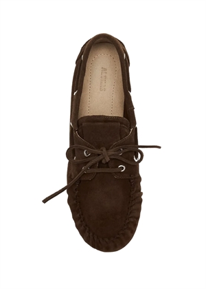 Rowan suede brown leather loafers Suede Brown ALOHAS 